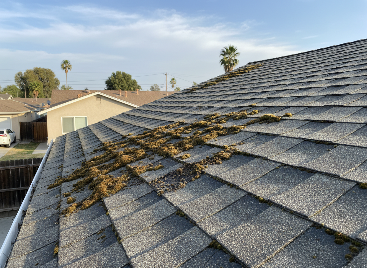 How To Spot Moss Damage On Lynwood Roofs