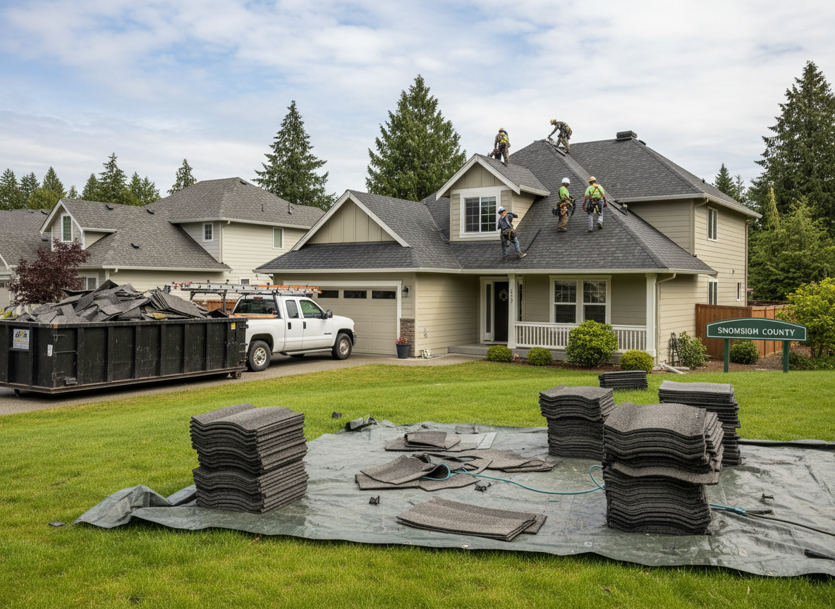 What Asphalt Shingle Replacement Costs In Snohomish County
